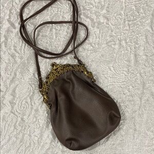 brown shoulder bag